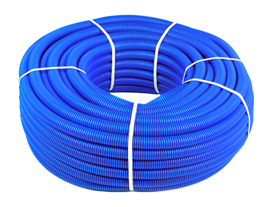 Труба гофрированная ПНД (40) d=63 синяя, 30 м  (3513)